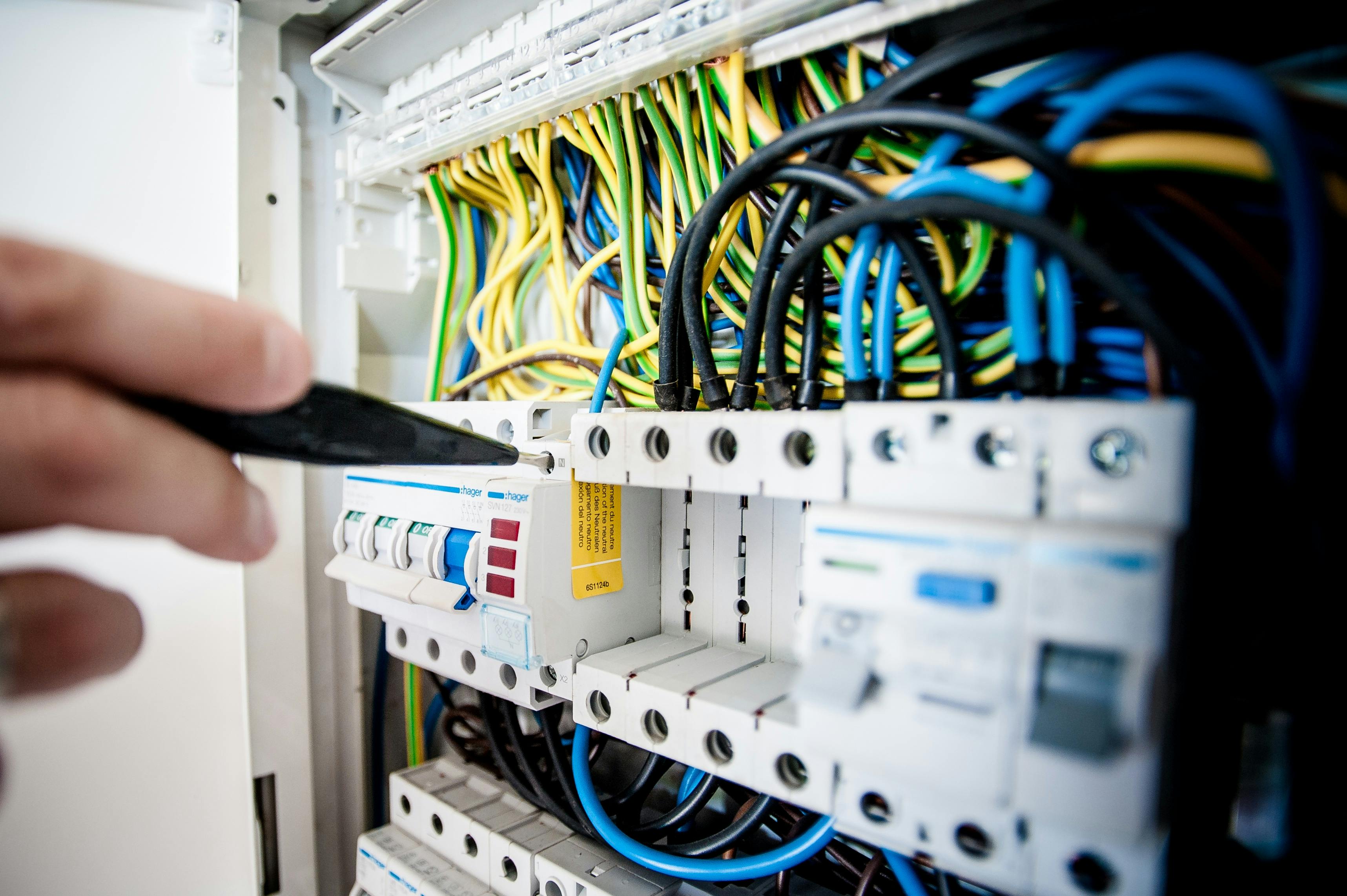 Byte av elcentral